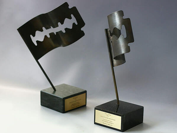 egyedi formájú design díj különleges kialakítással